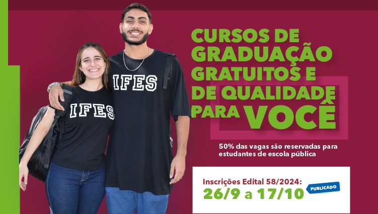 PS 58/2024 – Processo Seletivo Unificado – Cursos de Graduação